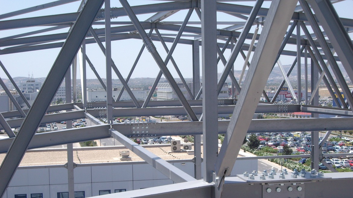 AIRCRAFT MAINTENANCE HANGAR AT THE ATHENS INTERNATIONAL AIRPORT ELEFTHERIOS VENIZELOS