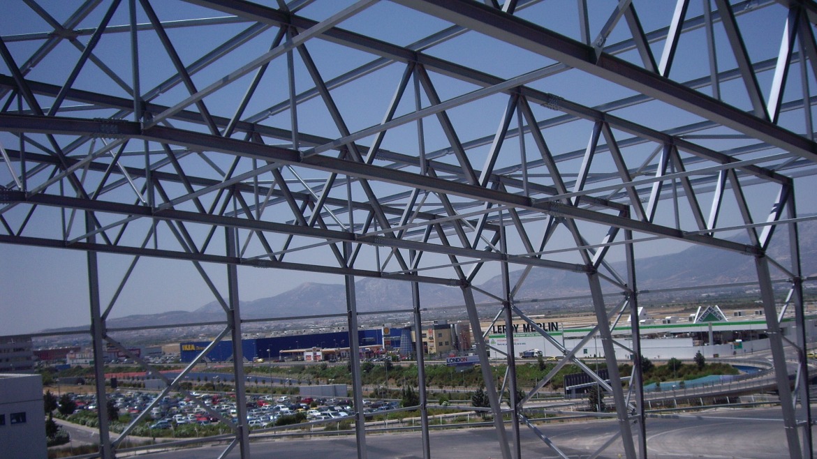 AIRCRAFT MAINTENANCE HANGAR AT THE ATHENS INTERNATIONAL AIRPORT ELEFTHERIOS VENIZELOS