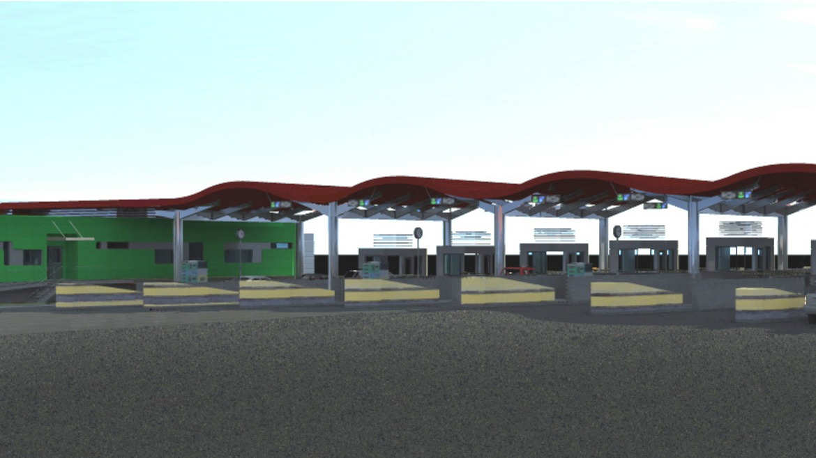 TYPICAL TOLL STATION FOR EGNATIA ODOS 