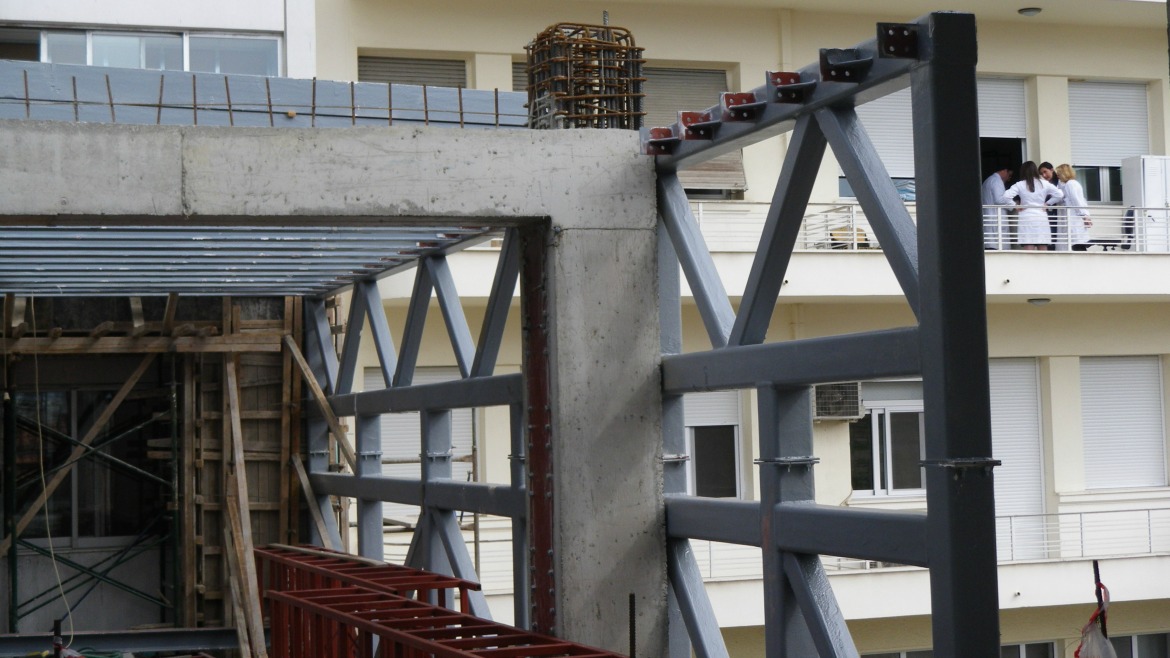 NEW WING FOR SURGERIES AND AUXILIARY USES AT EVAGGELISMOS HOSPITAL, ATHENS