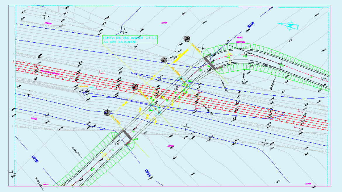 T2N BRIDGE OVERCROSSING OF HIGH SPEED RAILROAD
