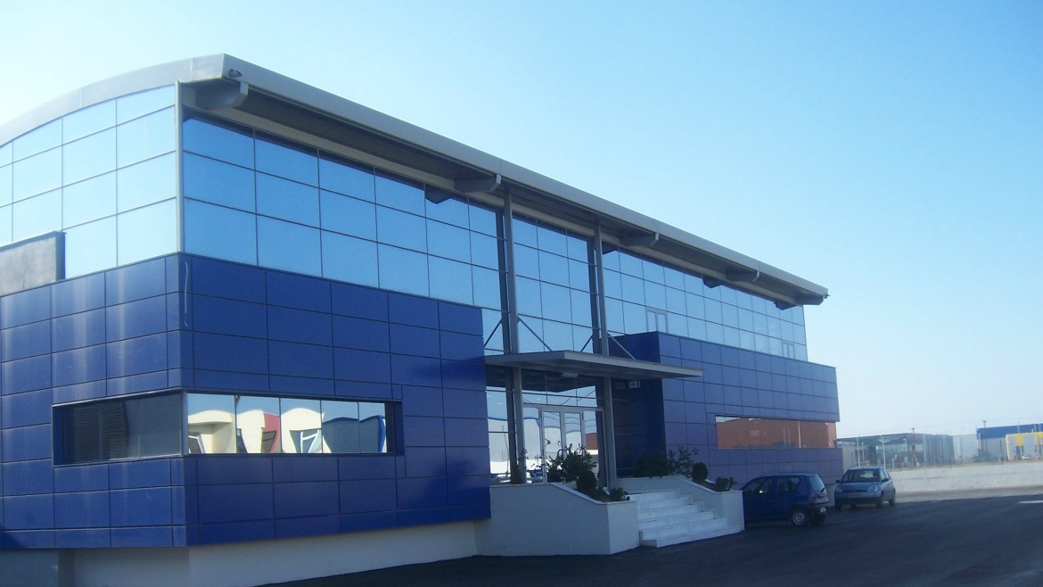 PLASTIC INDUSTRY RAW MATERIALS STORAGE HOUSE IN THE INDUSTRIAL AREA OF THESSALONIKI - OFFICE BUILDING PLASTIC INDUSTRY RAW MATERIALS STORAGE HOUSE IN THE INDUSTRIAL AREA OF THESSALONIKI - OFFICE BUILDING